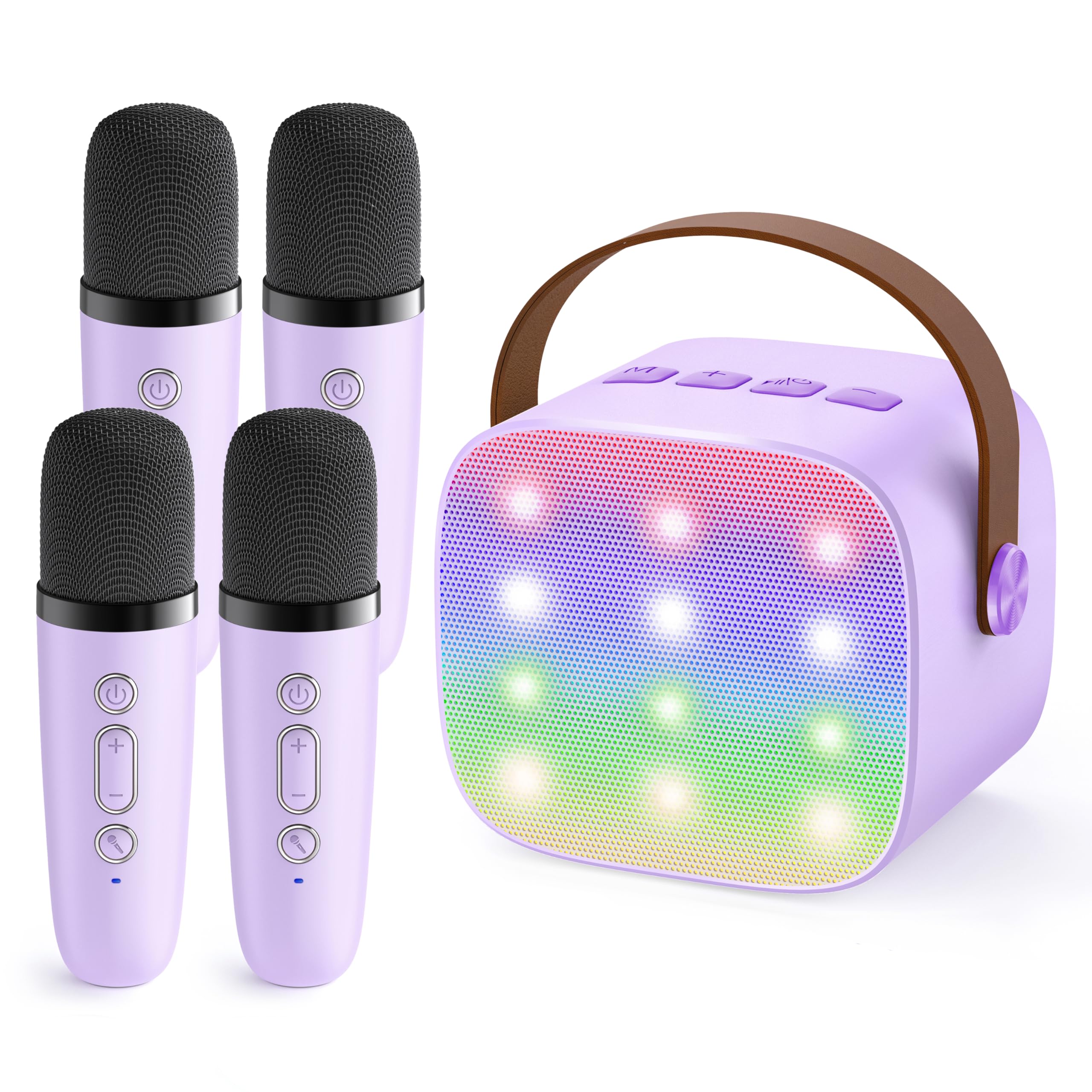 Amazon.com: YLL Upgraded Mini Karaoke Machine with 4 Wireless